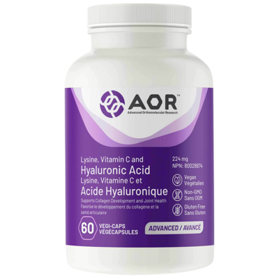 Lysine, Vitamin C & Hyaluronic Acid