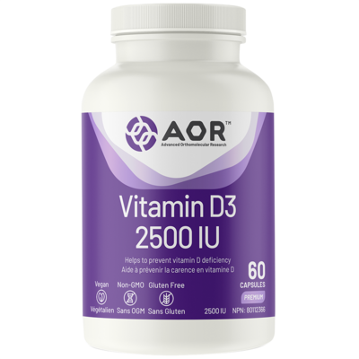 Vitamin D3 2500IU 60 capsules