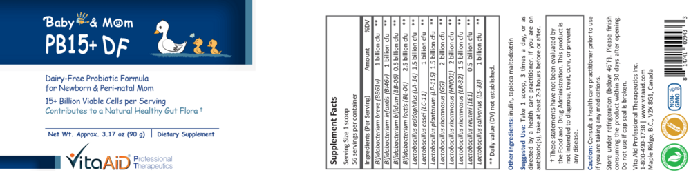 Product image for Baby &amp; Mom PB15+ DF.