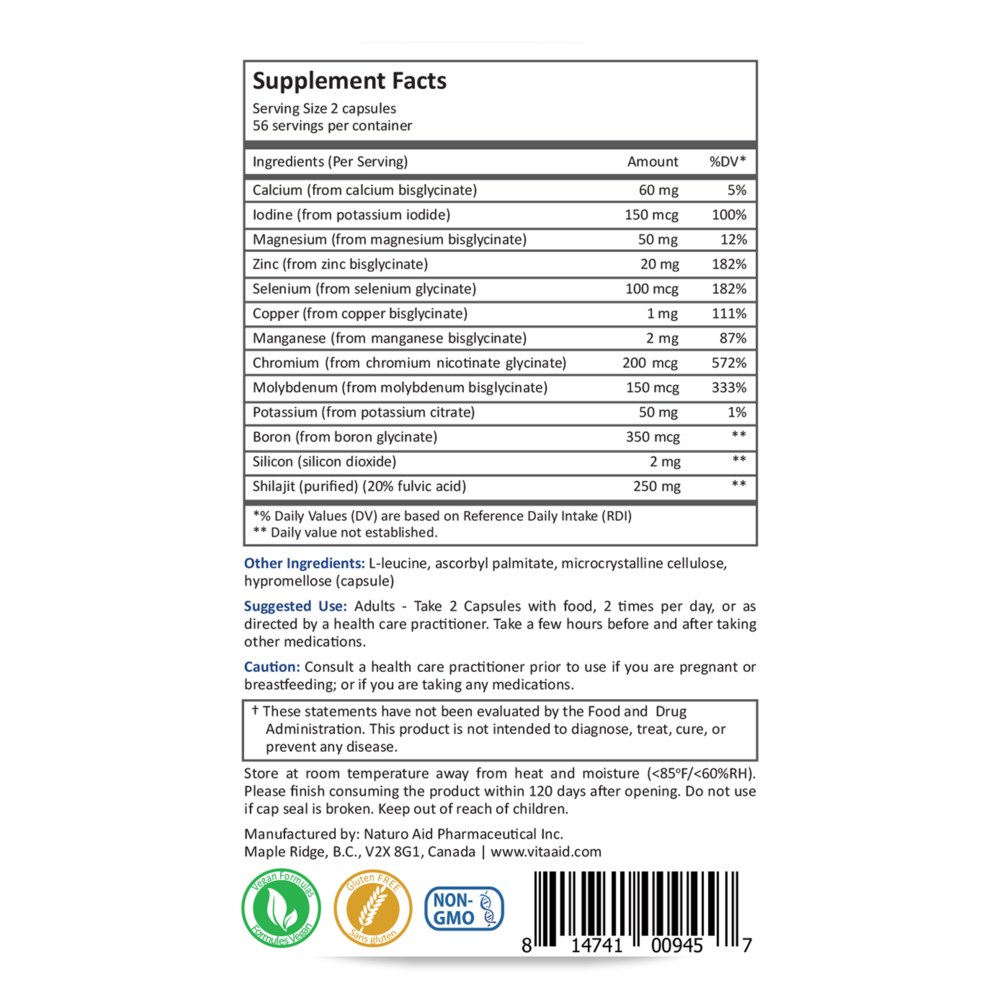 Product image for Bio-Active Mineroplex.