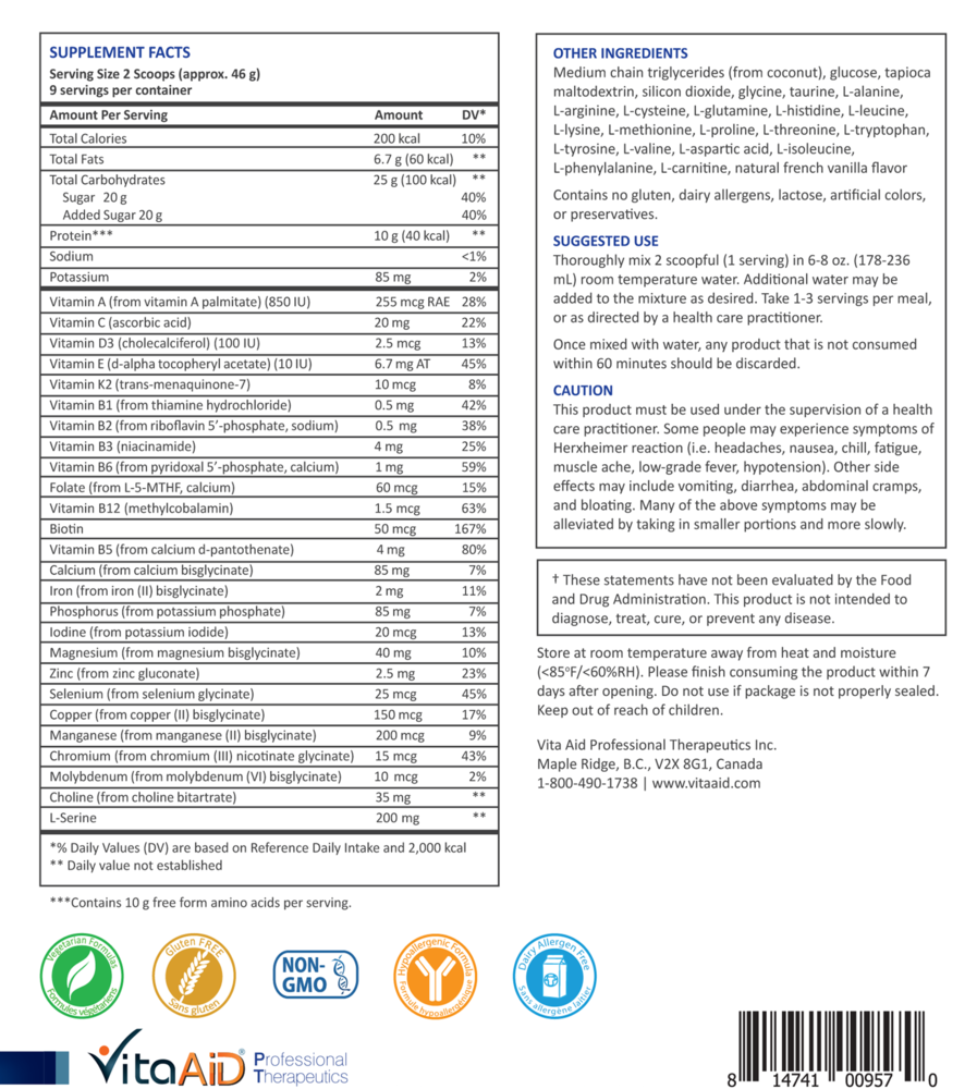 Product image for Elemental Nutrition (Vanilla).