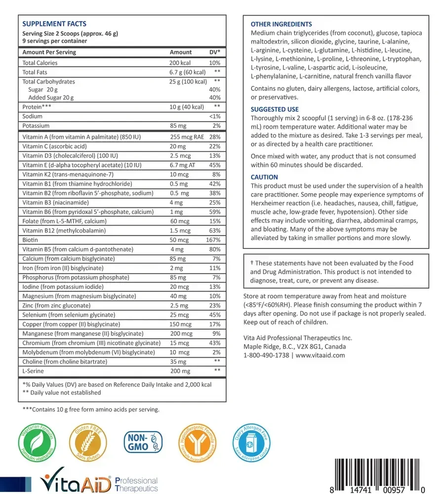 Product image for Elemental Nutrition (Vanilla).
