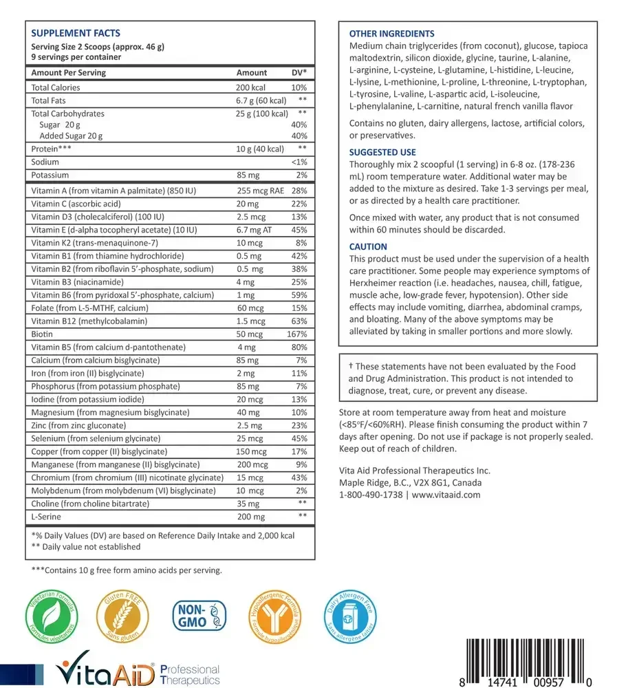 Product image for Elemental Nutrition (Vanilla).