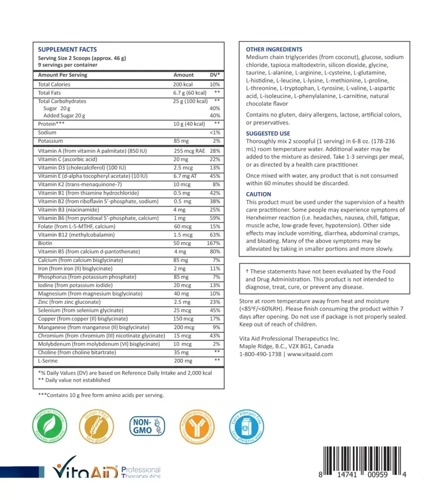 Product image for Elemental Nutrition (Chocolate).