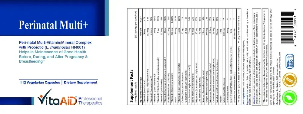 Product image for Perinatal Multi+ Kit.