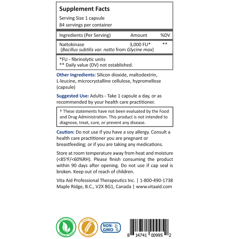 Product image for Nattokinase 3000.