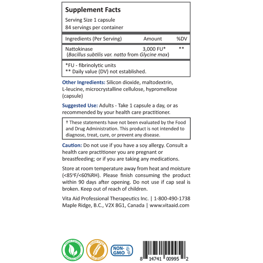 Product image for Nattokinase 3000.