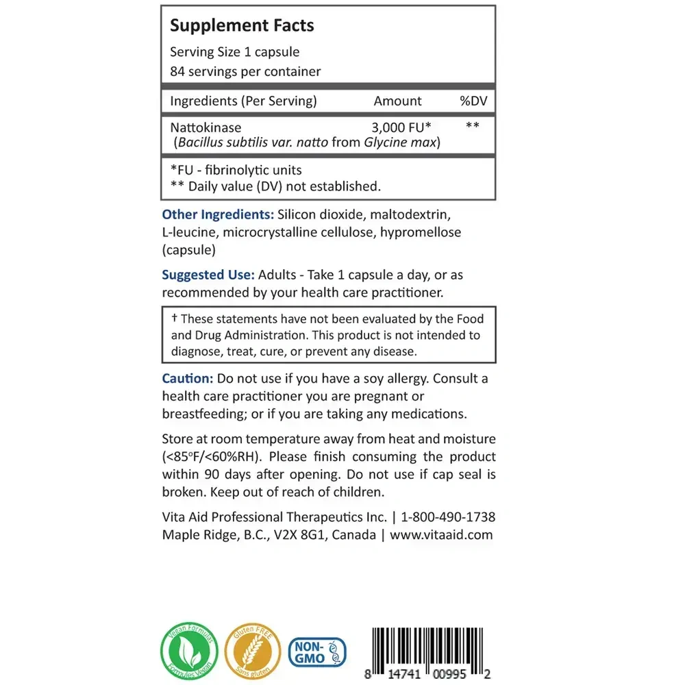Product image for Nattokinase 3000.
