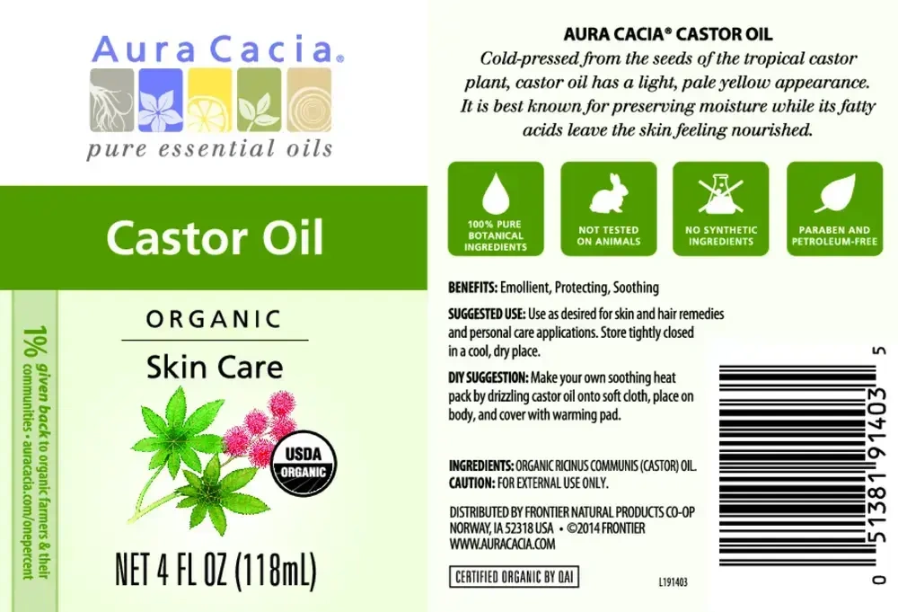 Product image for Castor Oil Organic.