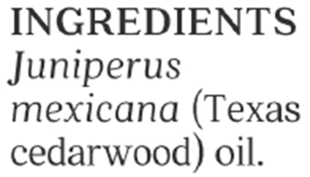 Product image for Cedarwood Essential Oil.