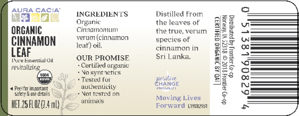 Product image for Cinnamon Leaf Organic Ess Oil.