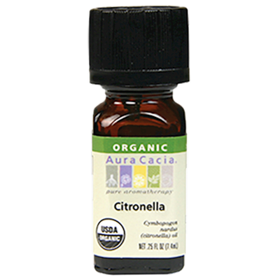 Citronella Organic Essential Oil 0.25 Ounces