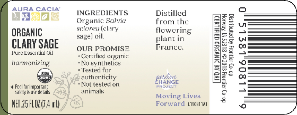 Product image for Clary Sage Organic Essential Oil.