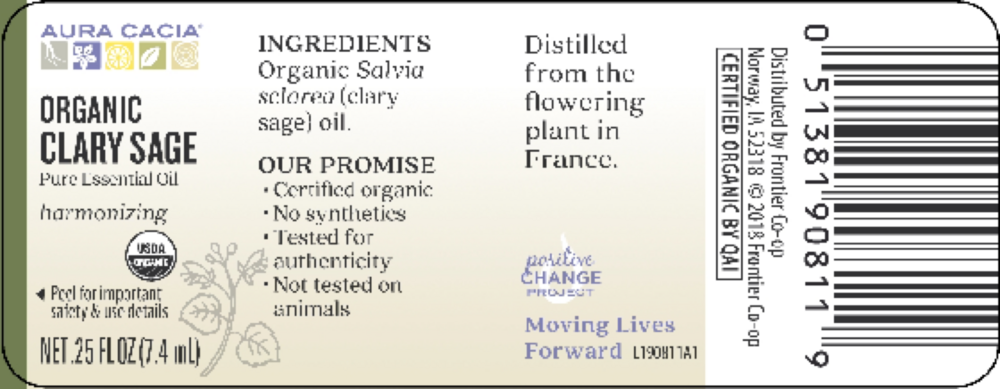 Product image for Clary Sage Organic Essential Oil.
