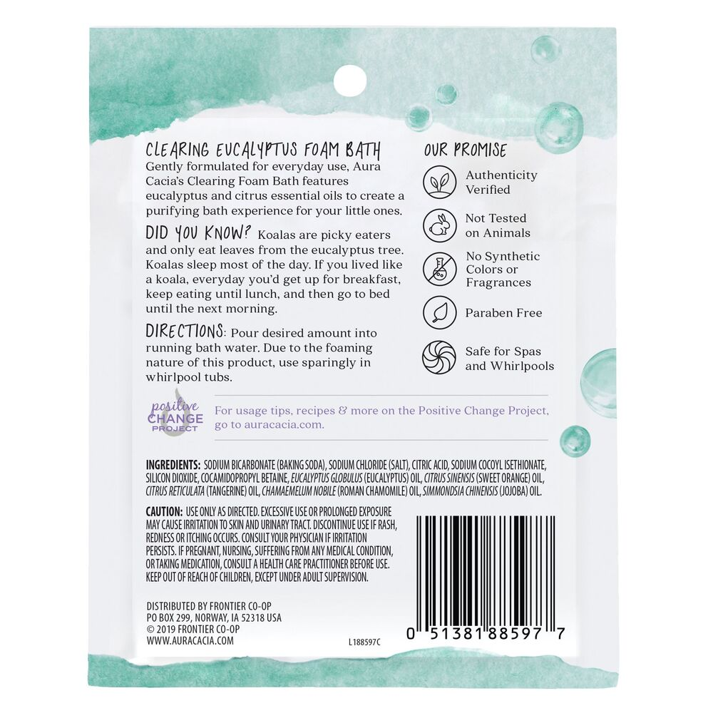 Product image for Clearing Foam Bath.