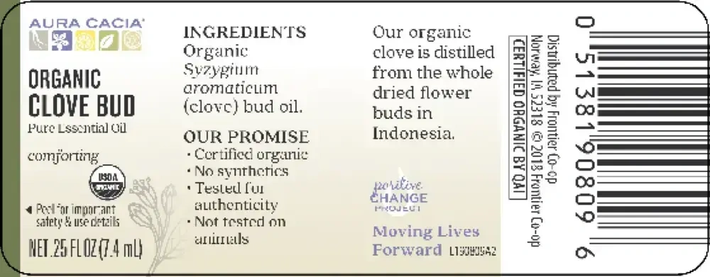 Product image for Clove Bud Organic Essential Oil.