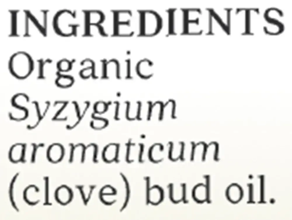 Product image for Clove Bud Organic Essential Oil.
