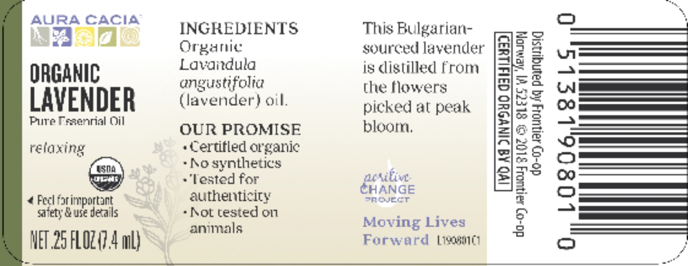Product image for Lavender Organic Essential Oil.