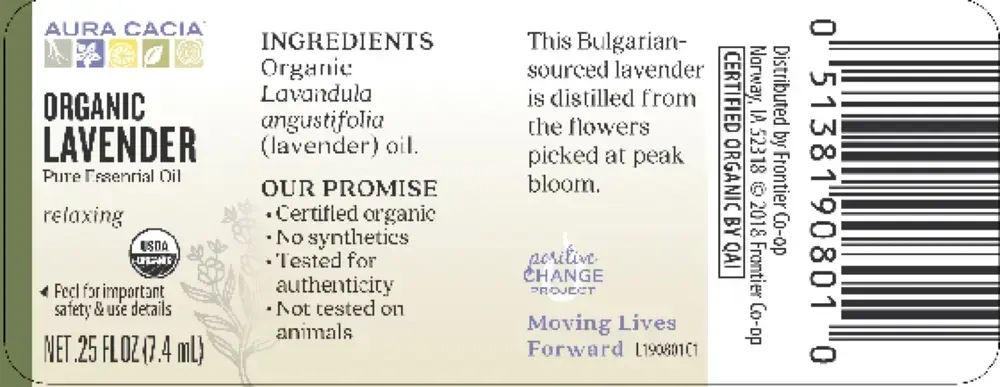 Product image for Lavender Organic Essential Oil.