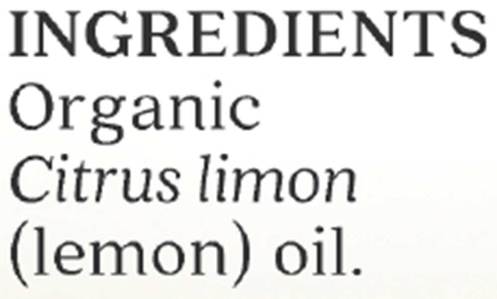 Product image for Lemon Organic Essential Oil.