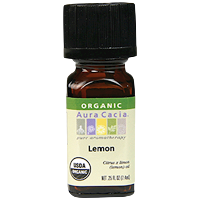 Lemon Organic Essential Oil 0.25 Ounces