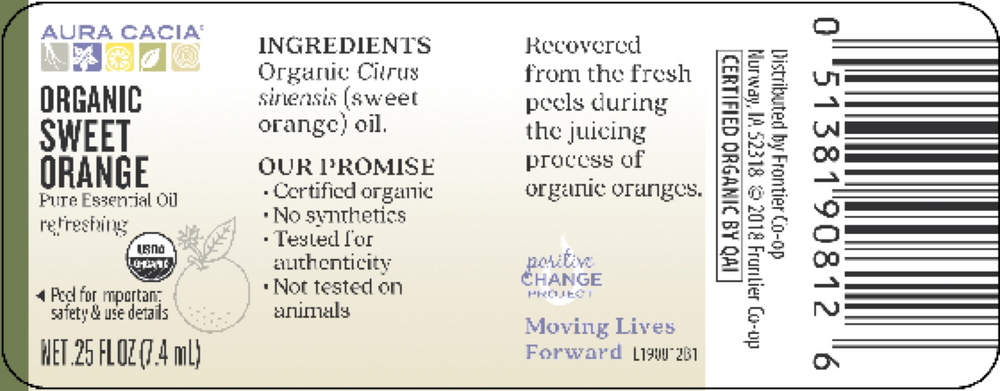 Product image for Orange, Sweet Organic Ess Oil.
