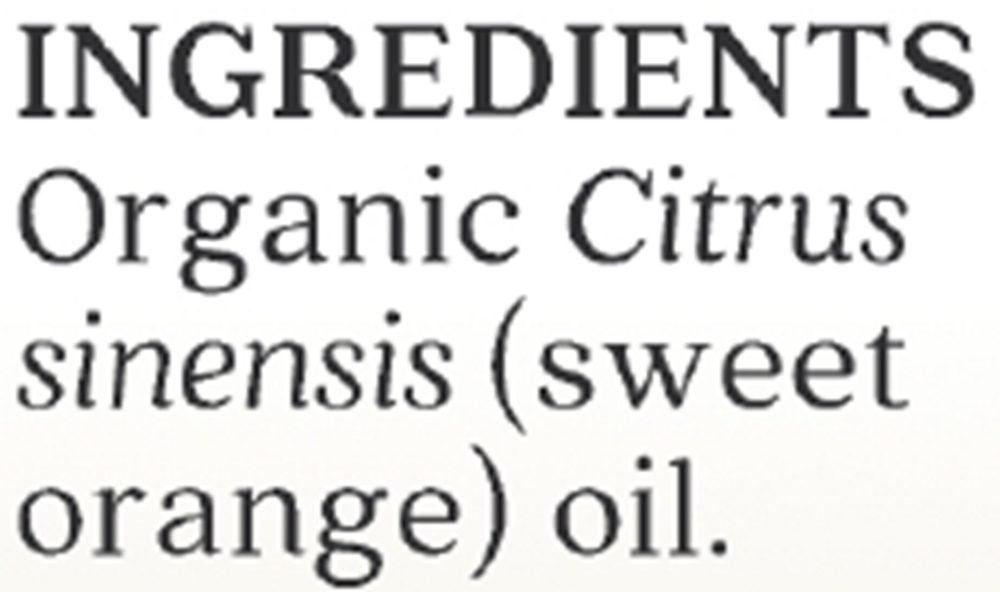 Product image for Orange, Sweet Organic Ess Oil.