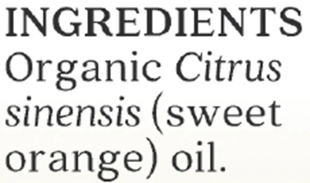 Product image for Orange, Sweet Organic Ess Oil.