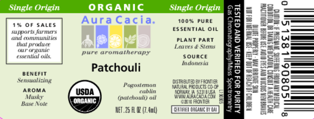 Product image for Patchouli Organic Essential Oil.