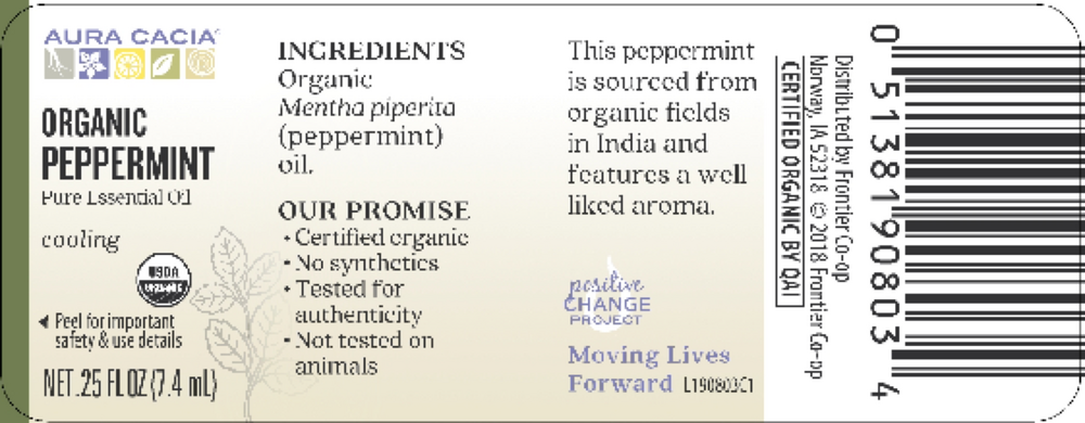 Product image for Peppermint Organic Essential Oil.