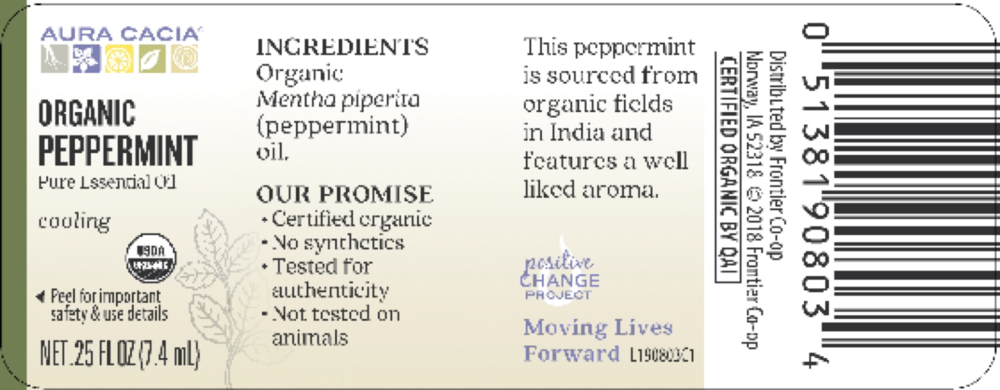 Product image for Peppermint Organic Essential Oil.