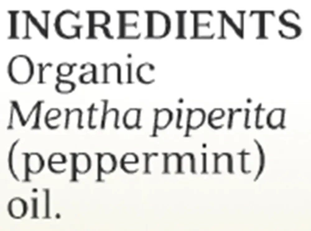 Product image for Peppermint Organic Essential Oil.