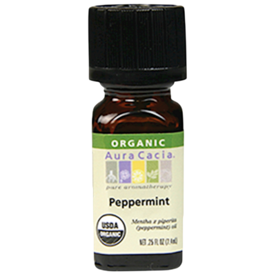 Peppermint Organic Essential Oil 0.25 Ounces