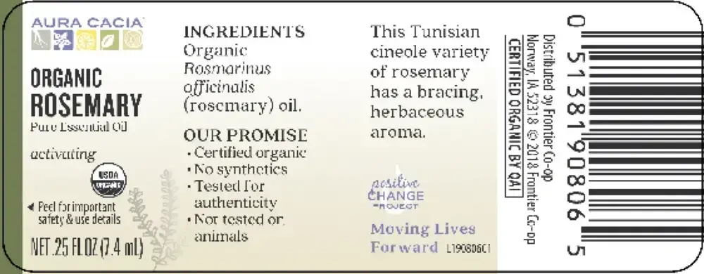 Product image for Rosemary Organic Essential Oil.