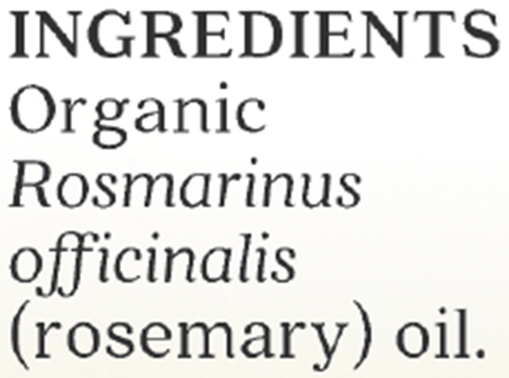 Product image for Rosemary Organic Essential Oil.
