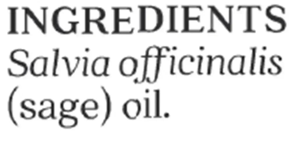 Product image for Sage Essential Oil.