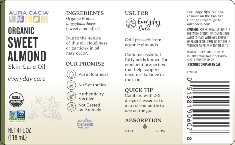 Product image for Sweet Almond Organic Skin Care Oil.