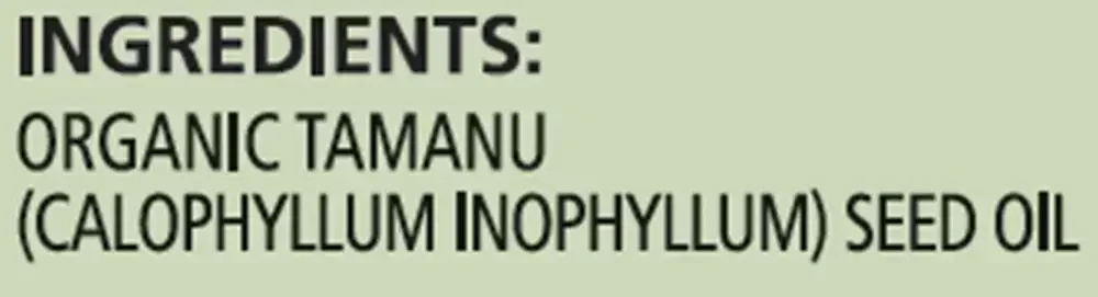 Product image for Tamanu Oil Organi.