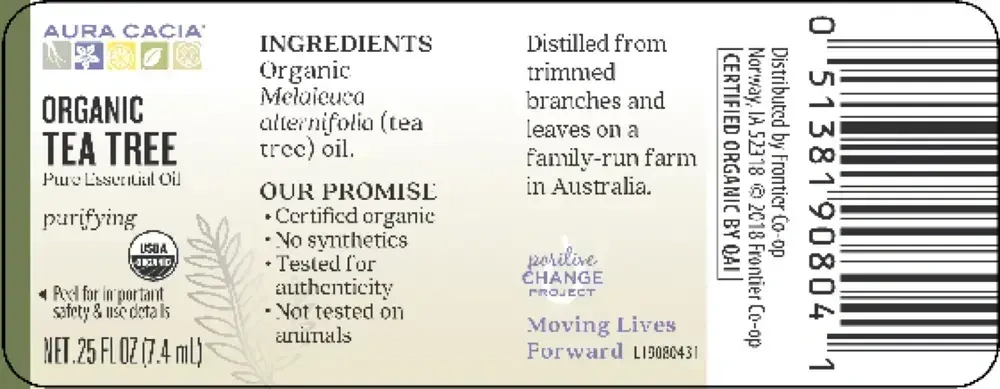 Product image for Tea Tree Organic Essential Oil.