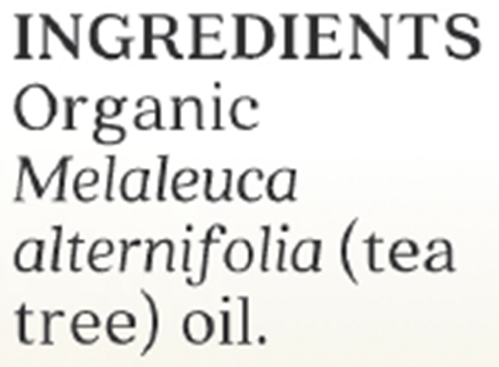 Product image for Tea Tree Organic Essential Oil.