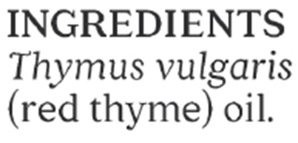 Product image for Thyme, Red Essential Oil.