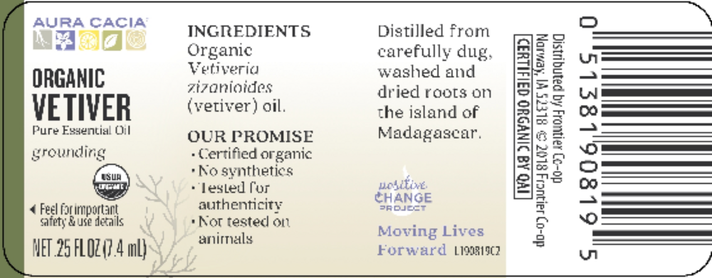 Product image for Vetiver, Organic Essential Oil.