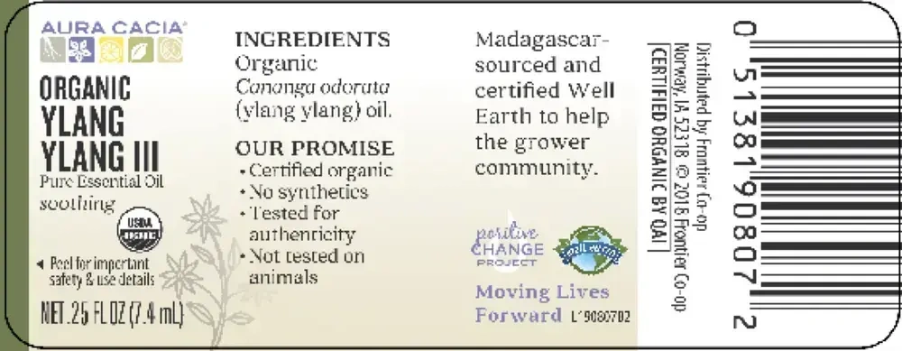 Product image for Ylang Ylang III organic Ess Oil.