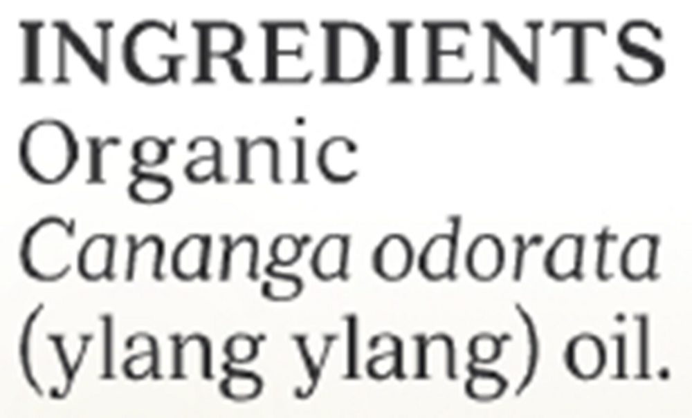 Product image for Ylang Ylang III organic Ess Oil.