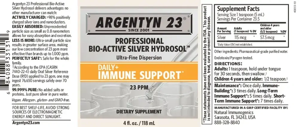 Product image for Silver Hydrosol Argentyn 23 Pro.