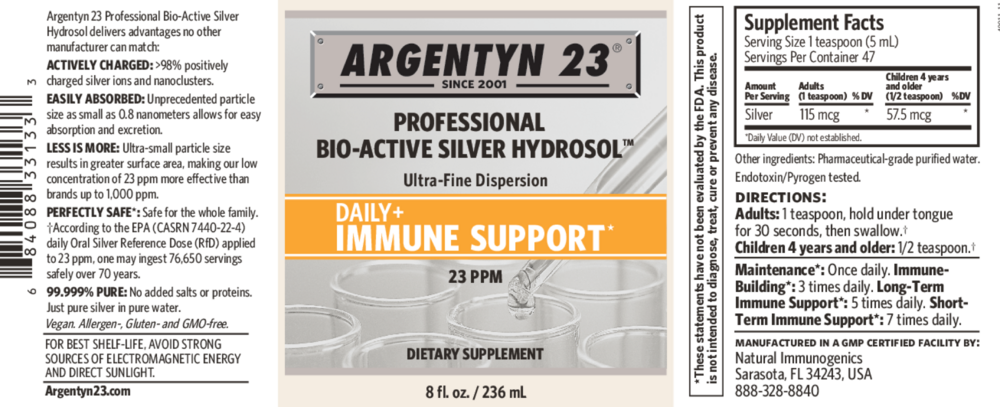 Product image for Silver Hydrosol Argentyn 23 Pro.