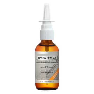 Professional Bio-Active Silver Hydrosol™ Vertical Spray, 23 PPM 59 Milliliters