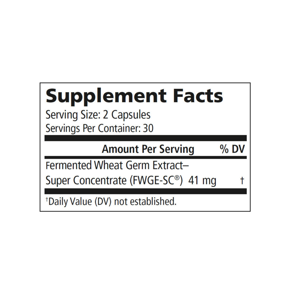 Product image for Metatrol Pro Fermented Wheat Germ Extract.