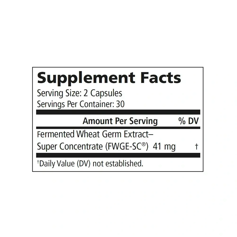 Product image for Metatrol Pro Fermented Wheat Germ Extract.