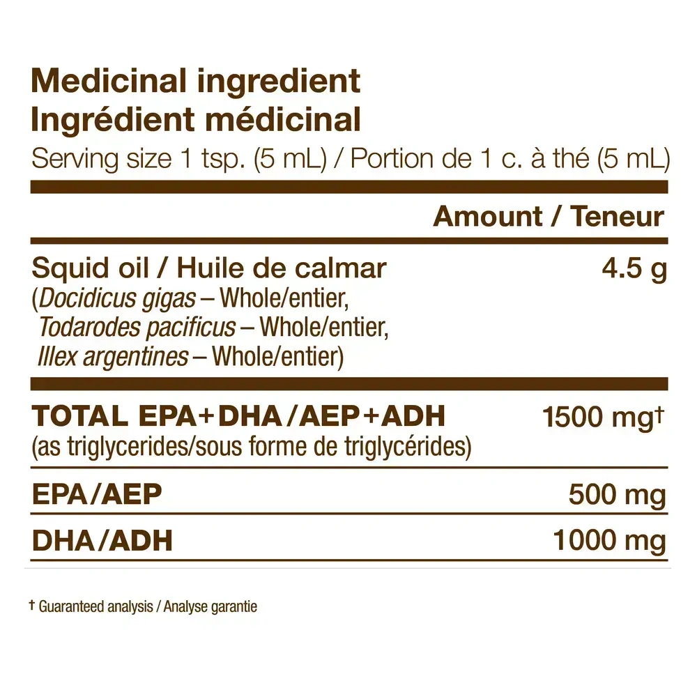 Product image for NutraSea Omega-3 DHA Juicy Citrus 200ml.